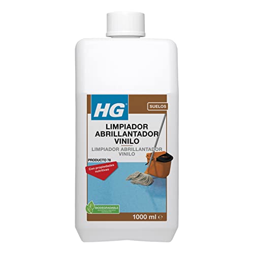 HG Limpiador Brillo Nutritivo para Suelos Artificiales (Producto 78) 1L, para Vinilo y PVC